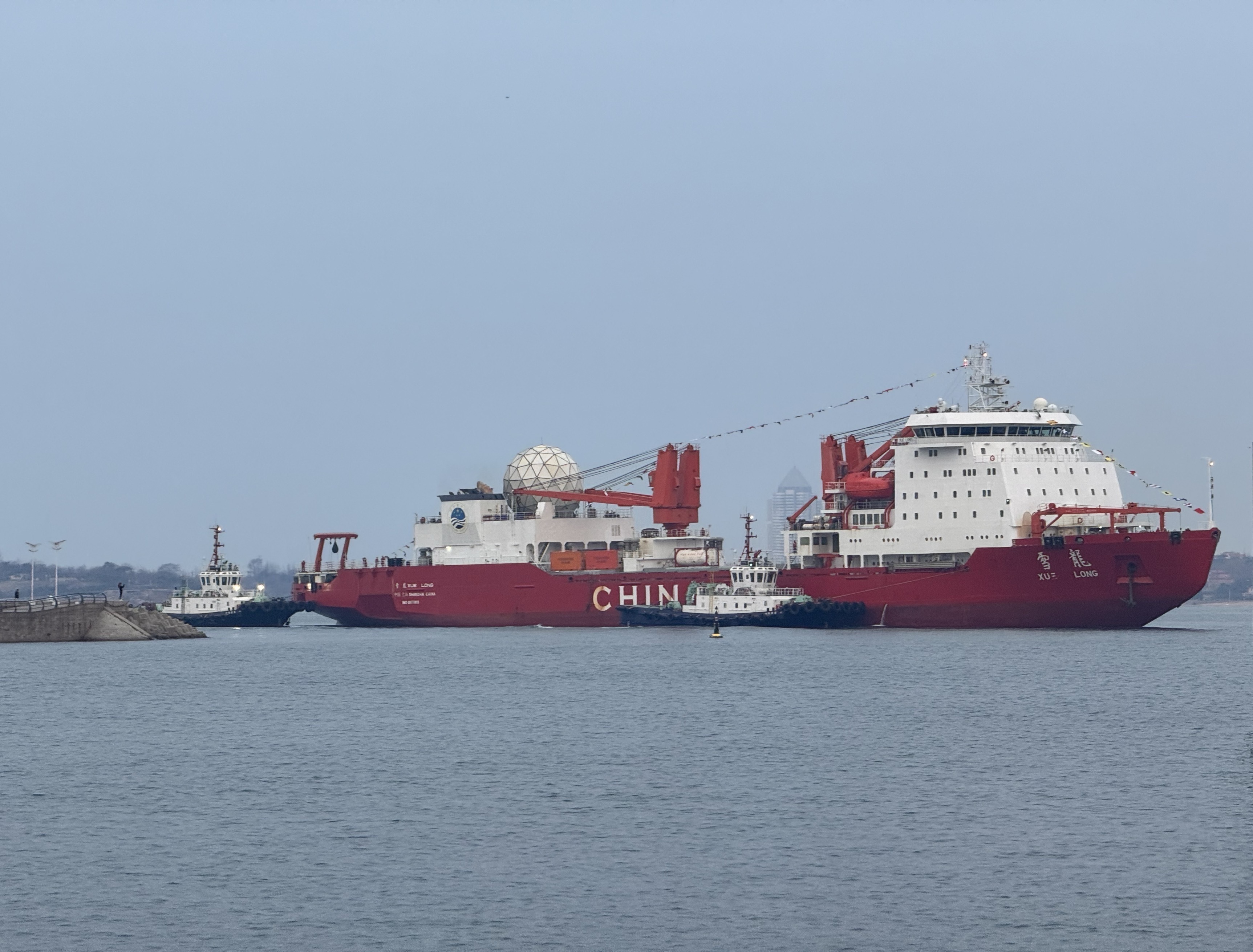 第41次南极考察｜特写：港口来了中国船