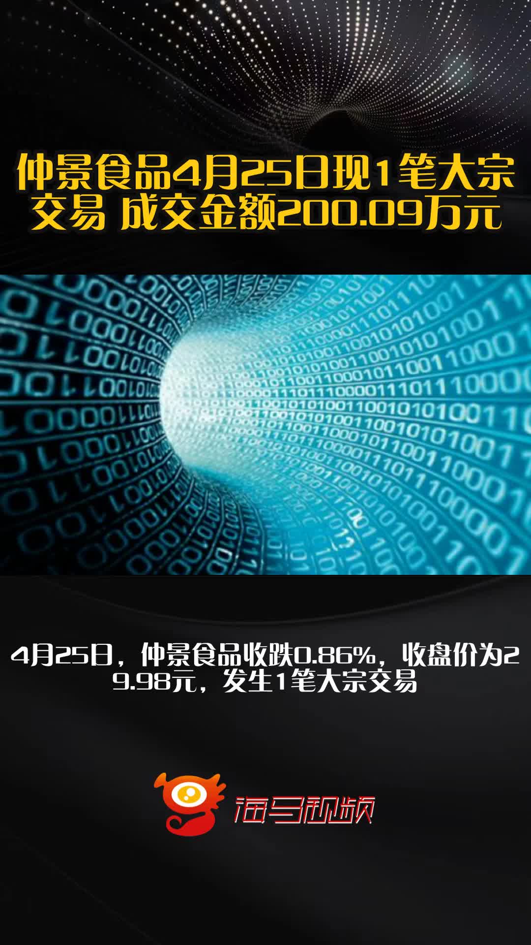 仲景食品：7月9日高管摆向荣减持股份合计1.93万股