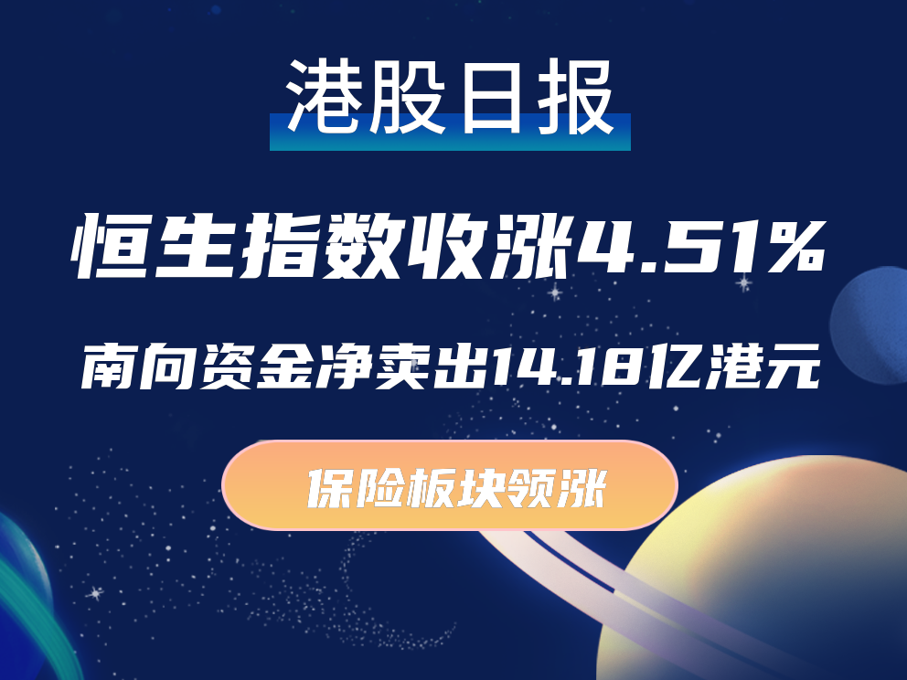 南向资金今日净卖出38.45亿港元